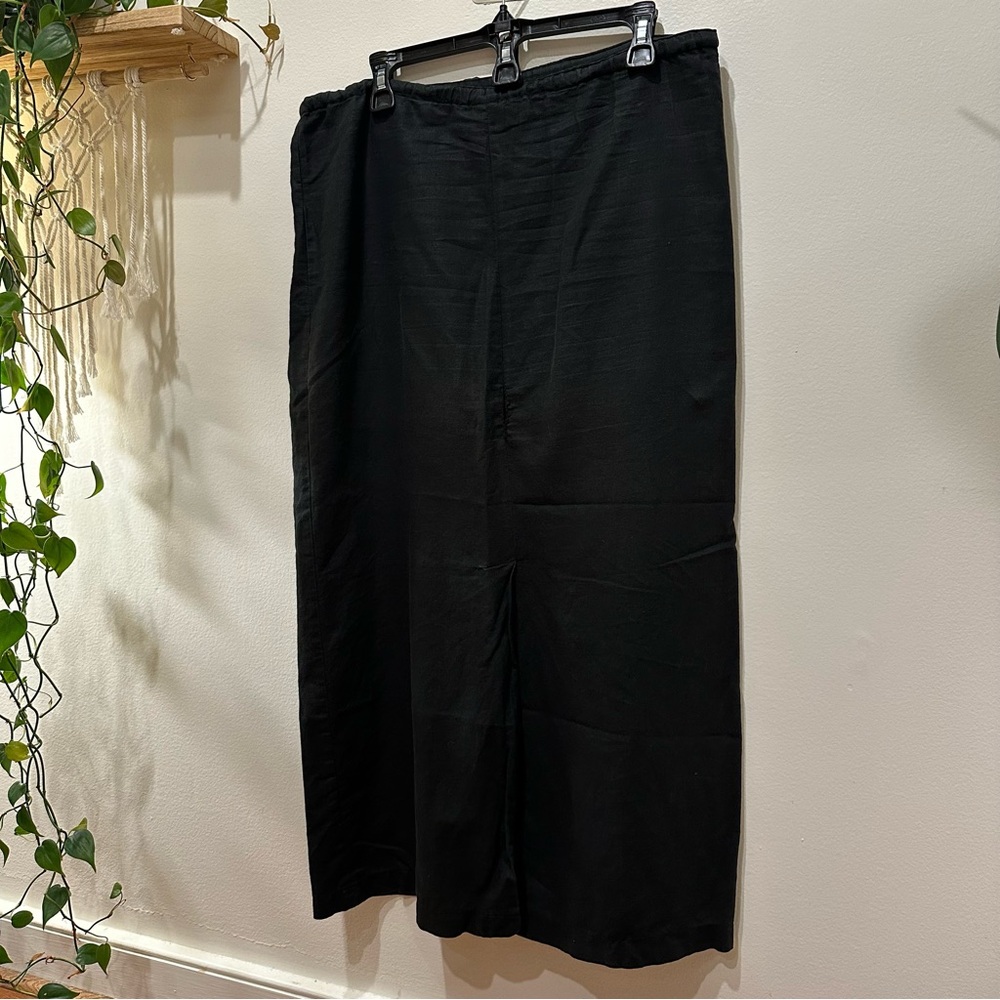 Linen Drawstring Skirt - Picture 7 of 8